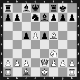 1955 Gothenburg Interzonal – Round 17 – Unzicker, Wolfgang – 1-0 – Donner, Jan-Hein – G165