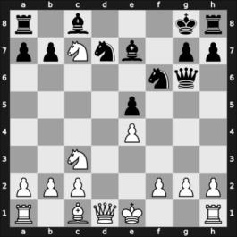 1955 Gothenburg Interzonal – Round 20 – Pachman, Ludek – 1/2-1/2 – Guimard, Carlos E – G191