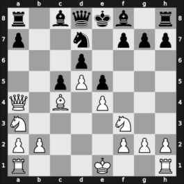 1955 Hamburg – Round 1 – Darga, Klaus – 1/2-1/2 – Rellstab, Ludwig – G5