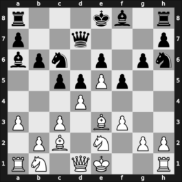 1955 Hamburg – Round 1 – Schmidt, Waldemar – 1/2-1/2 – Kieninger, Georg – G19
