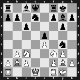 1955 Hamburg – Round 1 – Pirc, Vasja – 1/2-1/2 – Beni, Alfred – G22