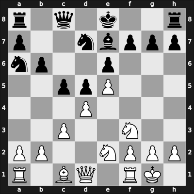 1955 Hamburg – Round 3 – Castaldi, Vincenzo – 1/2-1/2 – Kieninger, Georg – G37