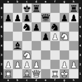 1955 Hamburg – Round 4 – Prins, Laura – 1/2-1/2 – Teschner, Rudolf – G41