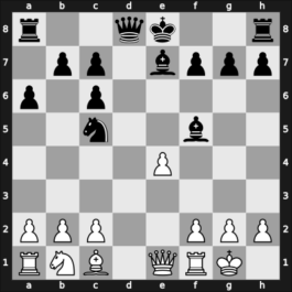 1955 Hamburg – Round 7 – Schmidt, Wolfgang – 0-1 – Matanovic, Aleksandar – G61