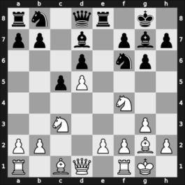 1955 Hamburg – Round 8 – Golombek, Harry – 1/2-1/2 – Stahlberg, Gideon – G62