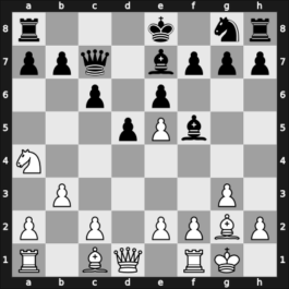 1955 Hamburg – Round 10 – Prins, Laura – 1/2-1/2 – Kieninger, Georg – G79
