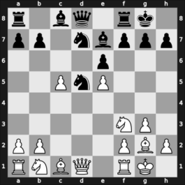 1955 Hamburg – Round 11 – Stahlberg, Gideon – 1/2-1/2 – Prins, Lodewijk – G88