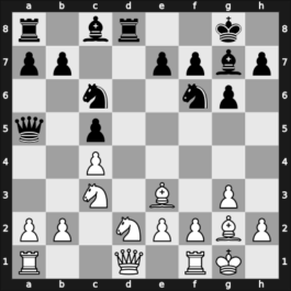 1955 Hamburg – Round 12 – Prins, Laura – 1/2-1/2 – Matanovic, Anto – G90