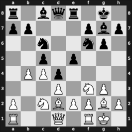 1955 Hamburg – Round 13 – Lange, Wilfried – 1/2-1/2 – Teschner, Rudolf – G102