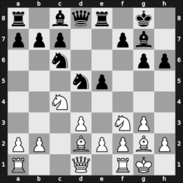 1955 Hamburg – Round 15 – Lange, Wilfried – 1/2-1/2 – Heinicke, Herbert – G118