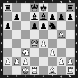 1955 Hastings5556 – Round 3 – Persitz, Raaphi – 0-1 – Ivkov, Borislav – G13