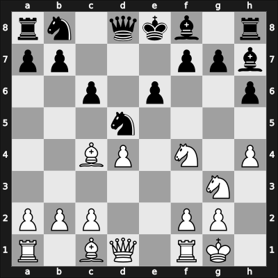 1955 Hastings5556 – Round 4 – Diez del Corral, Jesus – 1-0 – Golombek, Harry – G19