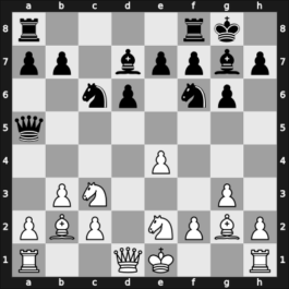 1955 Hastings5556 – Round 6 – Penrose, Justin – 1/2-1/2 – Fuller, Jack – G27