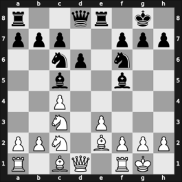 1955 Hoechst ch-GER – Round 1 – Hantke, R. – 0-1 – Pfeiffer, Gerhard – G2