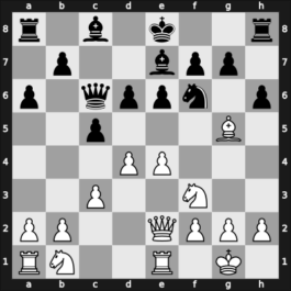 1955 Hoechst ch-GER – Round 1 – Pfeiffer, Gerhard – 1/2-1/2 – Niephaus, Walter – G33