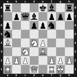 1955 Hoechst ch-GER – Round 1 – Montoya Eisinger, Maximiliano – 1/2-1/2 – Niephaus, Walter – G36