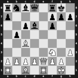 1955 Hoechst ch-GER – Round 1 – Bialas, Wolfram – 1/2-1/2 – Pfeiffer, Gerhard – G37