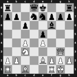 1955 Hoechst ch-GER – Round 1 – Montoya Eisinger, Maximiliano – 1/2-1/2 – Hoenlinger, Baldur – G40