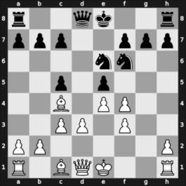 1955 Hoechst ch-GER – Round 1 – Engert, Immo – 0-1 – Pfeiffer, Gerhard – G44