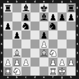 1955 Hoechst ch-GER – Round 1 – Niephaus, Walter – 1/2-1/2 – Bialas, Wojciech – G46