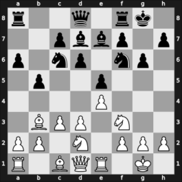 1955 Hoechst ch-GER – Round 1 – Darga, Klaus – 1-0 – Stachowitz, Rolf – G48