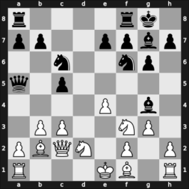1955 Hoechst ch-GER – Round 1 – Bialas, Wolfram – 1-0 – Stachowitz, Rolf – G60