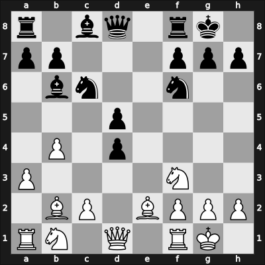 1955 Hoogovens – Round 1 – Czerniak, Magdalena – 1/2-1/2 – Kramer, Hanspeter – G9