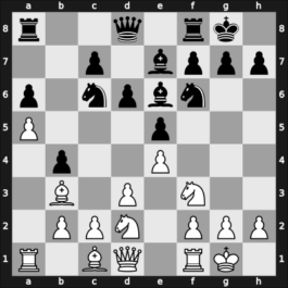 1955 Hoogovens – Round 6 – Pilnik, Herman – 0-1 – Bouwmeester, Hans – G32