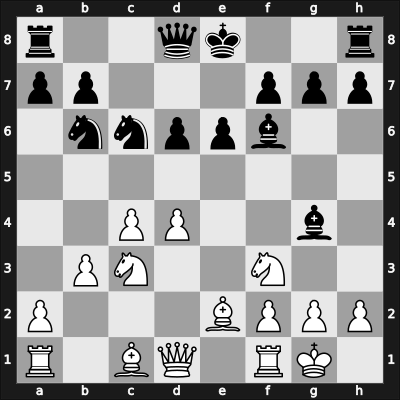1955 Hungary – Round 7 – Szabo, Ladislav – 1/2-1/2 – Mikenas, Vladas – G16