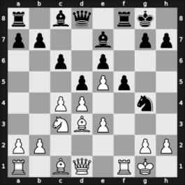 1955 Hungary Ch – Round 1 – Tipary, Lajos – 1/2-1/2 – Szabo, Ladislav – G21