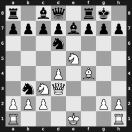 1955 Hungary Ch – Round 1 – Honfi, K. – 1-0 – Pogats, Jozsef Jr. – G50