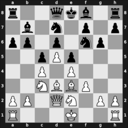 1955 Hungary Ch – Round 1 – Benko, Pal – 1-0 – Rethy, Pal – G5