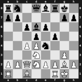 1955 Hungary Ch – Round 1 – Benko, Pal – 1-0 – Tipary, Lajos – G8