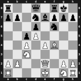 1955 Hungary Ch – Round 1 – Portisch, Lajos – 0-1 – Hajtun, Jozsef – G18
