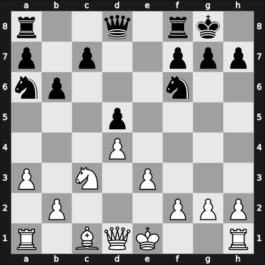 1955 Hungary Ch – Round 1 – Gereben, Erno – 1/2-1/2 – Florian, Tibor – G22