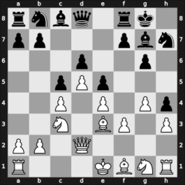 1955 Hungary Ch – Round 1 – Portisch, Lajos – 0-1 – Benko, Pal – G29