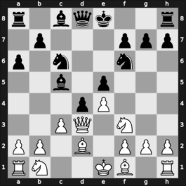 1955 Hungary Ch – Round 1 – Tapaszto Binet, Laszlo – 0-1 – Portisch, Lajos – G36