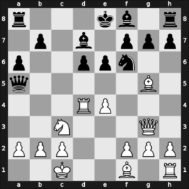 1955 Hungary Ch – Round 1 – Florian, Tibor – 1/2-1/2 – Szilagyi, Gyorgy Laszlo – G40