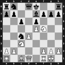 1955 Hungary Ch – Round 1 – Dely, Peter – 1-0 – Tipary, Lajos – G45