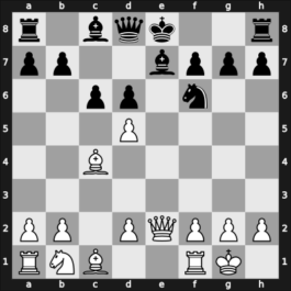 1955 Hungary Ch – Round 1 – Dely, Peter – 0-1 – Benko, Pal – G50