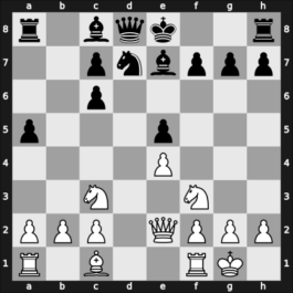 1955 Hungary Ch – Round 1 – Bilek, Istvan – 0-1 – Barcza, Gedeon – G54