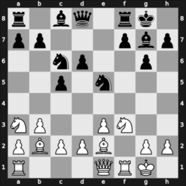 1955 Hungary Ch – Round 1 – Szilagyi, Gyorgy Laszlo – 1/2-1/2 – Pogats, Jozsef Jr. – G71