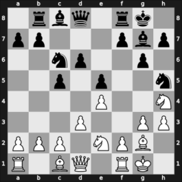 1955 Hungary Ch – Round 1 – Tapaszto Binet, Laszlo – 0-1 – Florian, Tibor – G72
