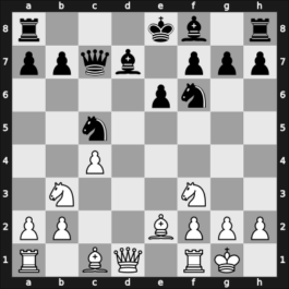 1955 Ljubljana – Round 2 – Milic, Borislav – 1/2-1/2 – Stahlberg, Gideon – G16