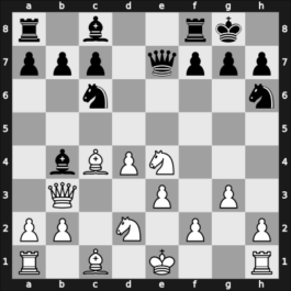 1955 Ljubljana – Round 8 – Udovcic, Mijo – 1/2-1/2 – Stahlberg, Gideon – G63
