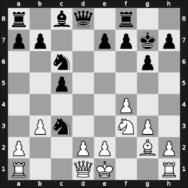 1955 Ljubljana – Round 8 – Milic, Borislav – 1/2-1/2 – Grosek, Branko – G70