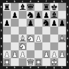 1955 Ljubljana – Round 10 – Padevsky, Nikola – 1/2-1/2 – Bogdanovic, Rajko – G87