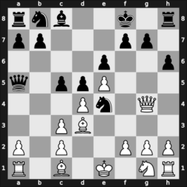 1955 Ljubljana – Round 11 – Bogdanovic, Rajko – 1/2-1/2 – Kieninger, Georg – G96