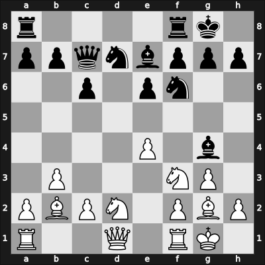1955 Ljubljana – Round 16 – Robatsch, Karl – 1/2-1/2 – Vidmar, Milan Jr – G141