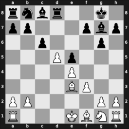 1955 Ljubljana – Round 17 – Vidmar, Milan Jr – 1/2-1/2 – Gabrovsek Zdravko – G147